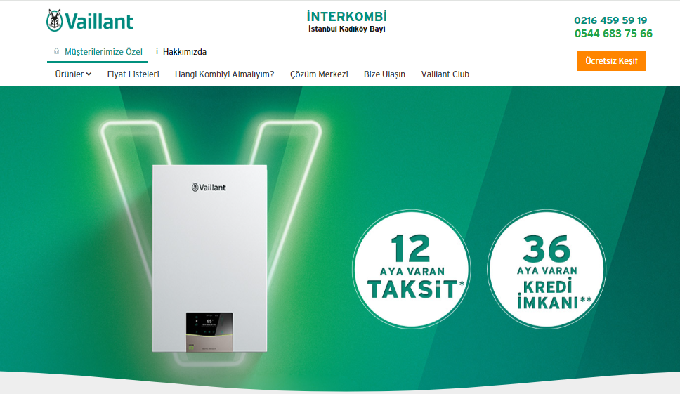 En yakın Vaillant kombi servisi