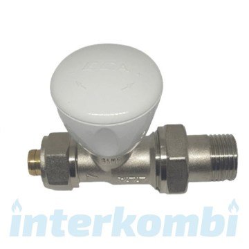 Eca 1/2 RV3 Düz Radyatör Vanası Pex (Kalorifer Petek)