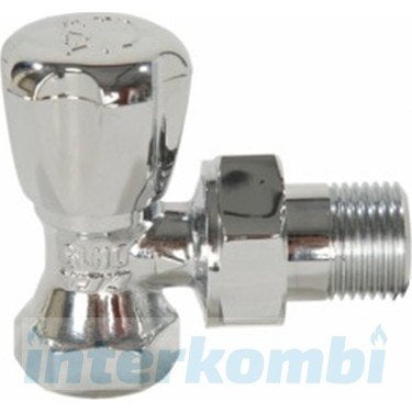 Eca 1/2” RV3 Krom Köşe Radyatör Vanası