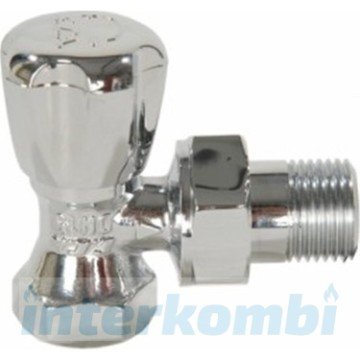 Eca 1/2” RV3 Krom Köşe Radyatör Vanası