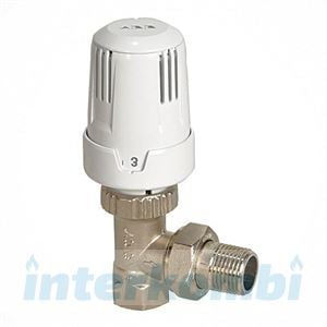 Eca 1/2 Termostatik Köşe Radyatör Vanası TRV3 (Havlupan Kalorifer Petek)