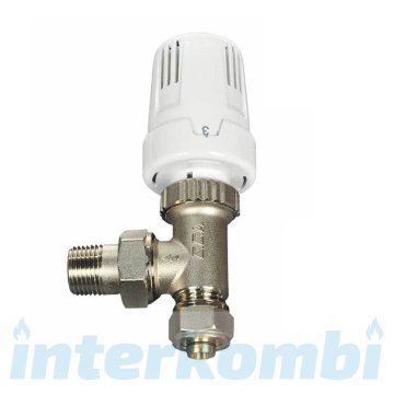 Eca Termostatik Köşe Radyatör Vanası  TRV3 Pex