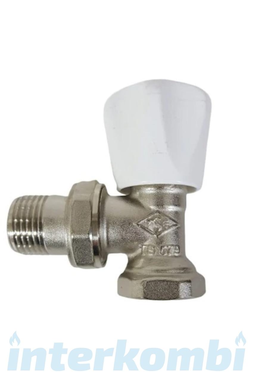 Kalde Köşe Radyatör Vana 1/2'' (HAFİF TİP) (Havlupan Kalorifer Petek)