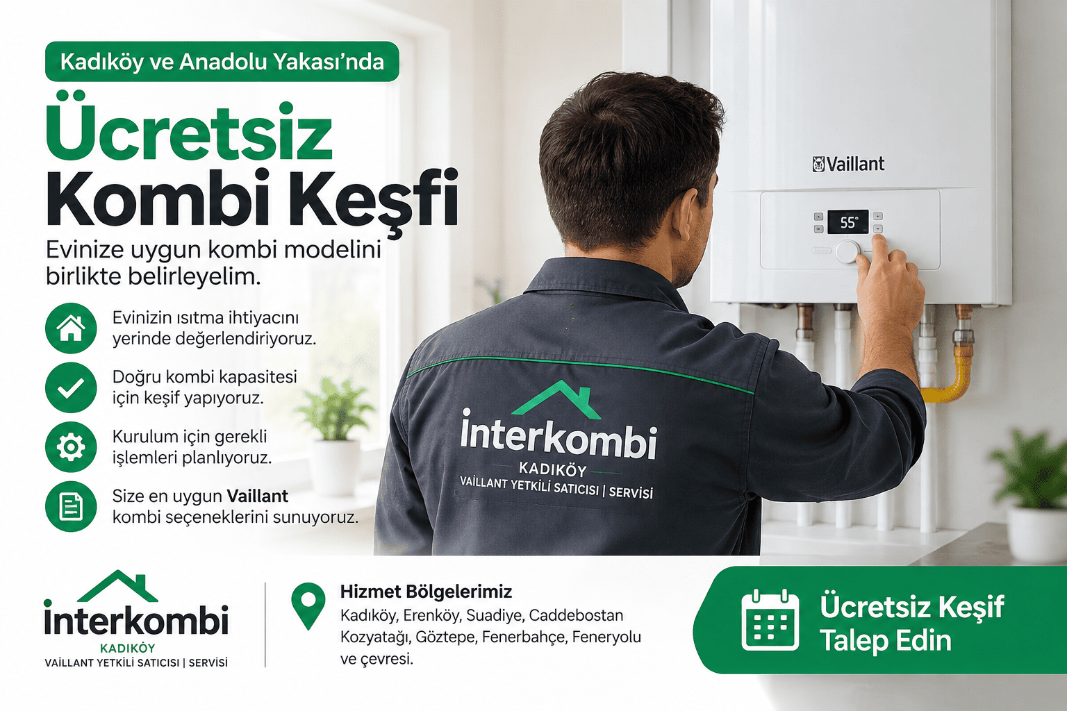 Ücretsiz Kombi Keşfi Hizmeti